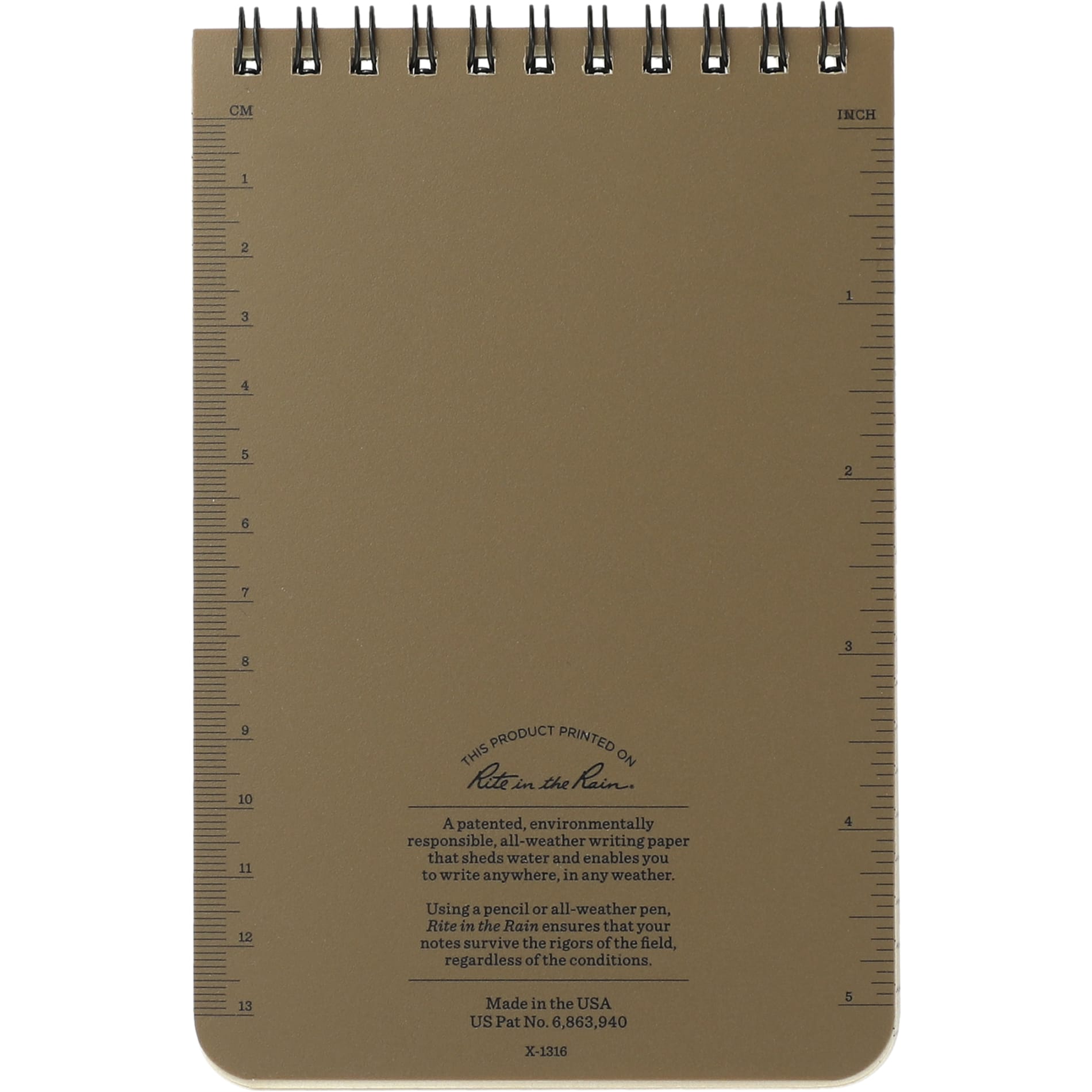 4” x 6” Rite in the Rain Top Spiral Notebook