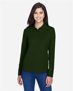 Women's Pinnacle Performance Long Sleeve Piqué Polo