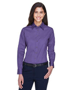 Women's Easy Blend™ Long Sleeve Twill Dress Shirt with Stain-Release