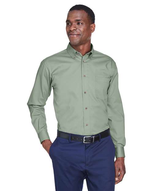 Camisa de sarja masculina Easy Blend™