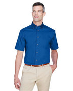 Camisa de vestir de sarga Easy Blend™ para hombre con tecnología antimanchas