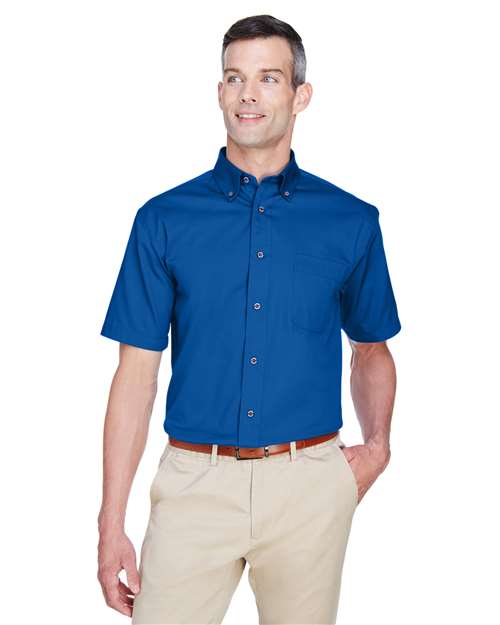 Camisa de vestir de sarga Easy Blend™ para hombre con tecnología antimanchas