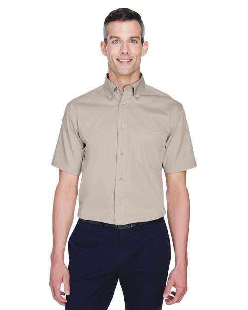 Camisa de vestir de sarga Easy Blend™ para hombre con tecnología antimanchas