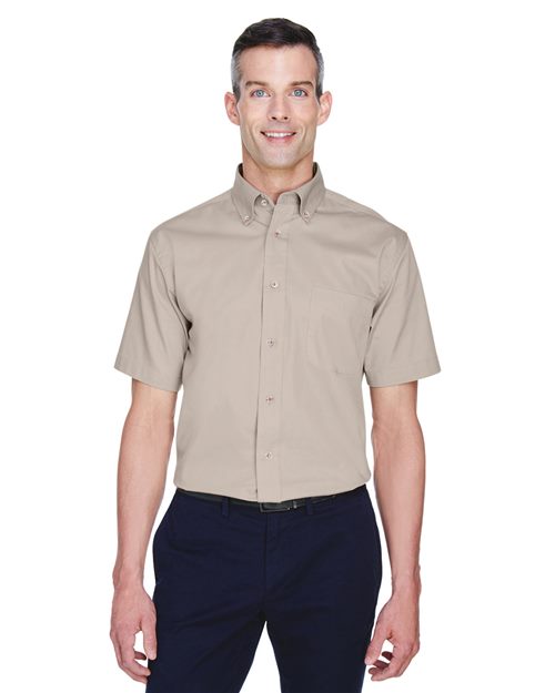 Camisa de vestir de sarga Easy Blend™ para hombre con tecnología antimanchas