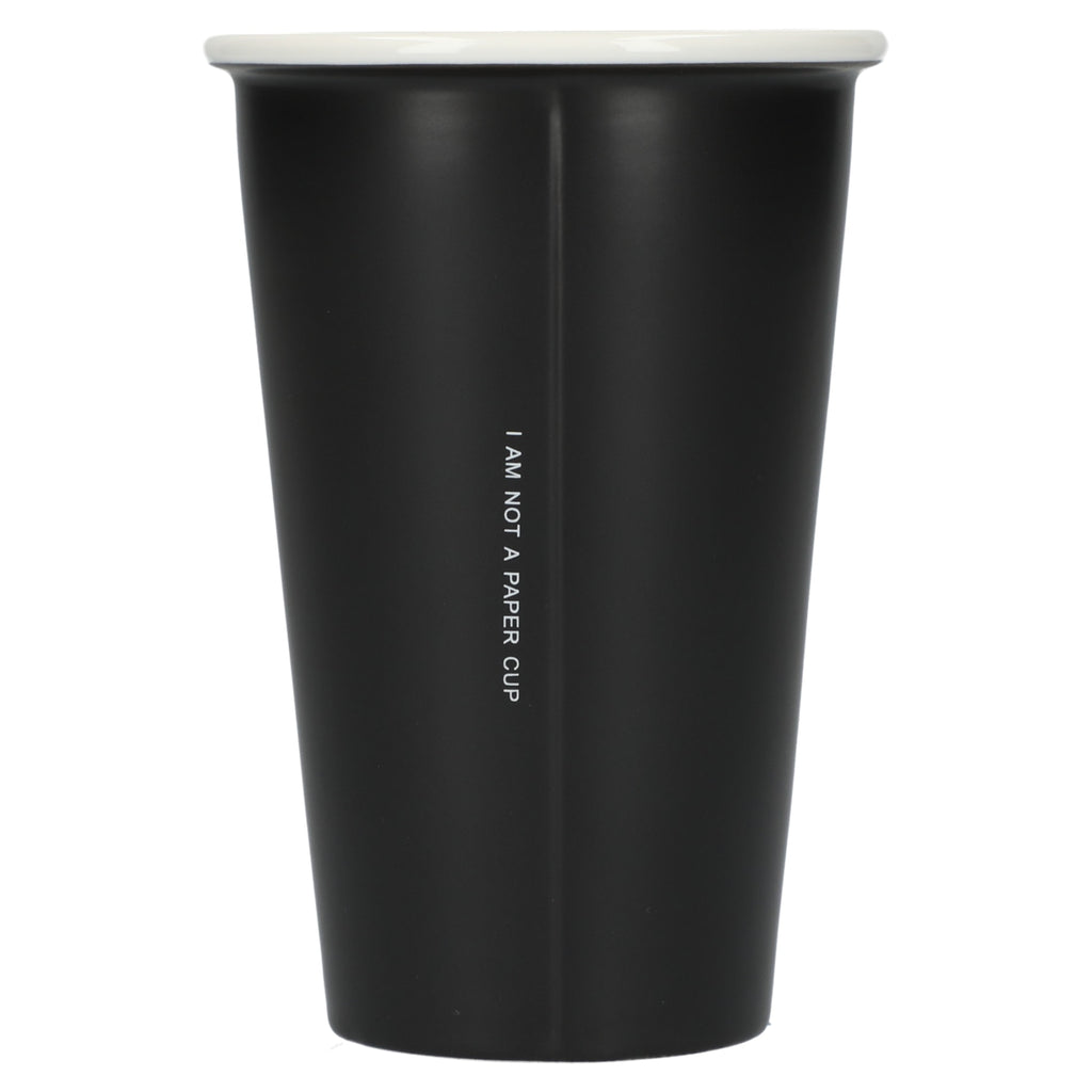 I'm not a paper cup 10oz ceramic tumbler