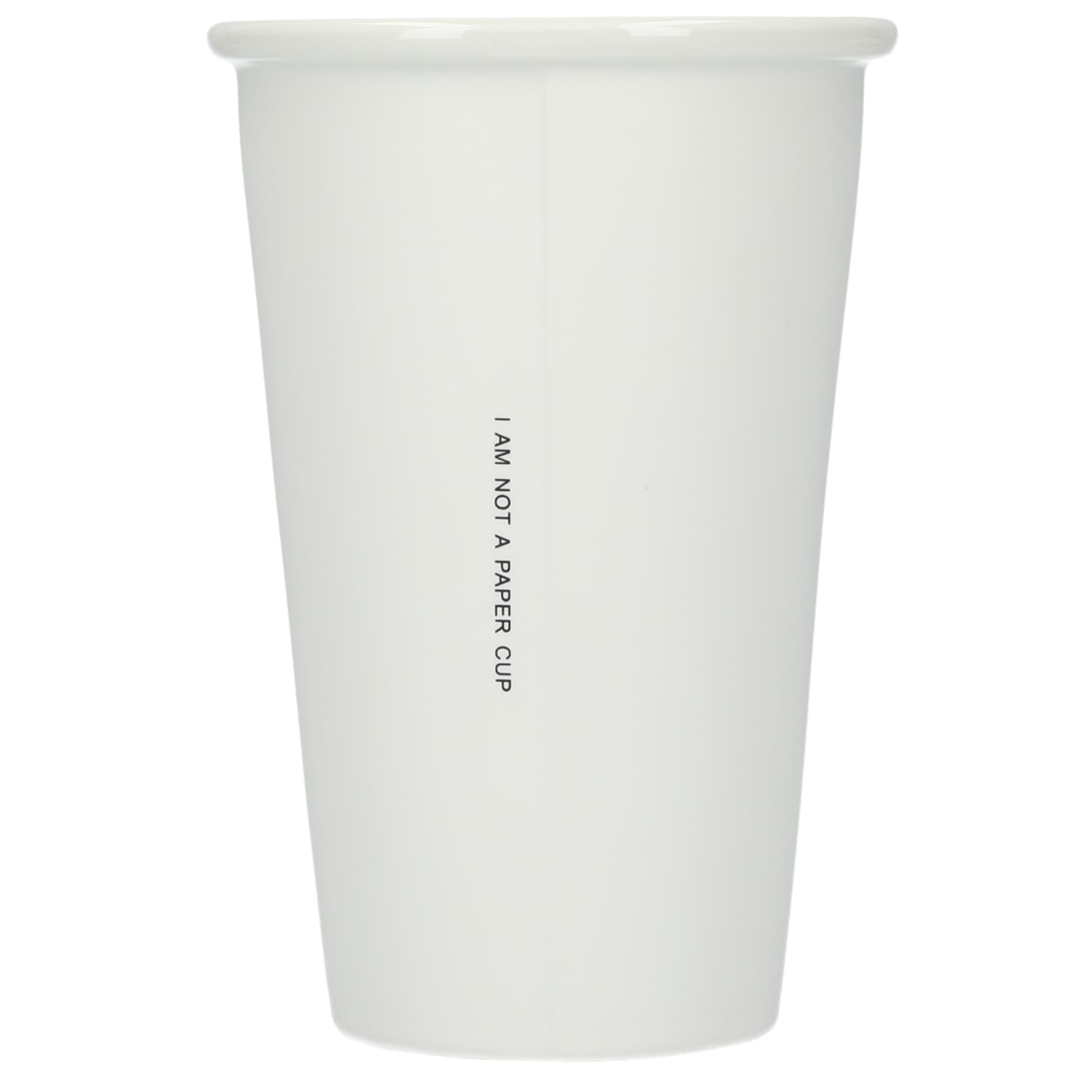 I'm not a paper cup 10oz ceramic tumbler