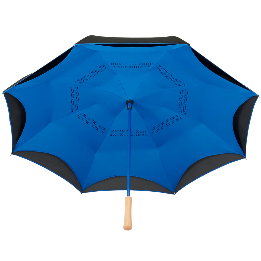 48" Recycled  Manual Inversion Umbrella