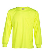Unisex Microfiber Polyester Long Sleeve T-Shirt
