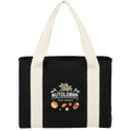 12oz Cotton Shopper Tote with Contrast Handles