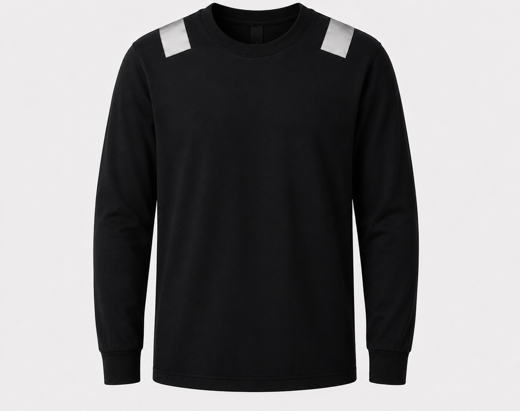 High Visibility Safety Long Sleeve 100% Cotton T-Shirt