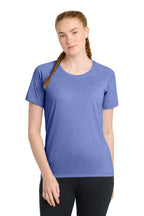Sport-Tek  ®  Women's PosiCharge  ®  Tri-Blend Wicking Scoop Neck Raglan Tee. LST400