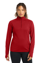 Sport-Tek ®  Women's Sport-Wick ®  Stretch 1/4-Zip Pullover. LST850