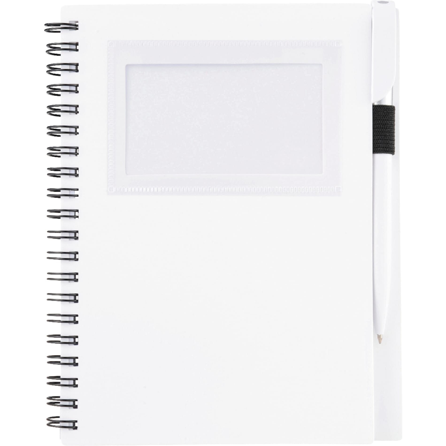 FSC® Mix 5.5" x 7" Star Spiral Notebook with Pen