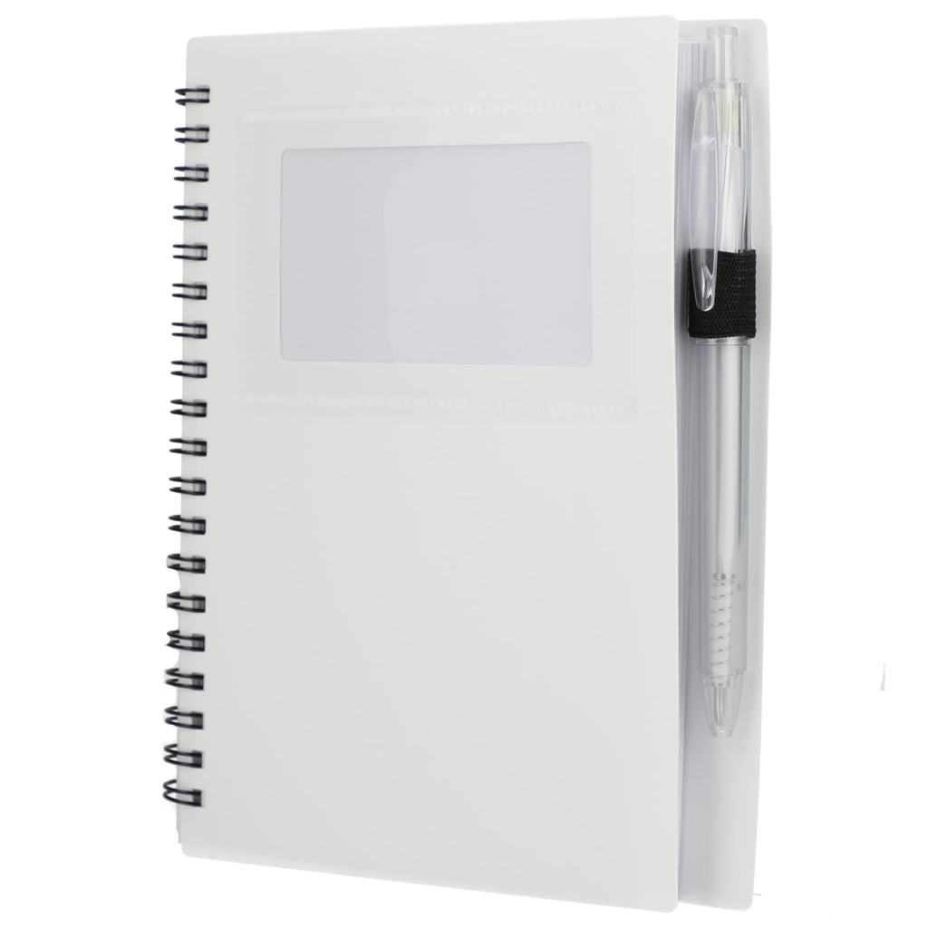 FSC® Recycled 5" x 7" Star Spiral Notebook with Pe