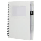 FSC® Recycled 5" x 7" Star Spiral Notebook with Pe