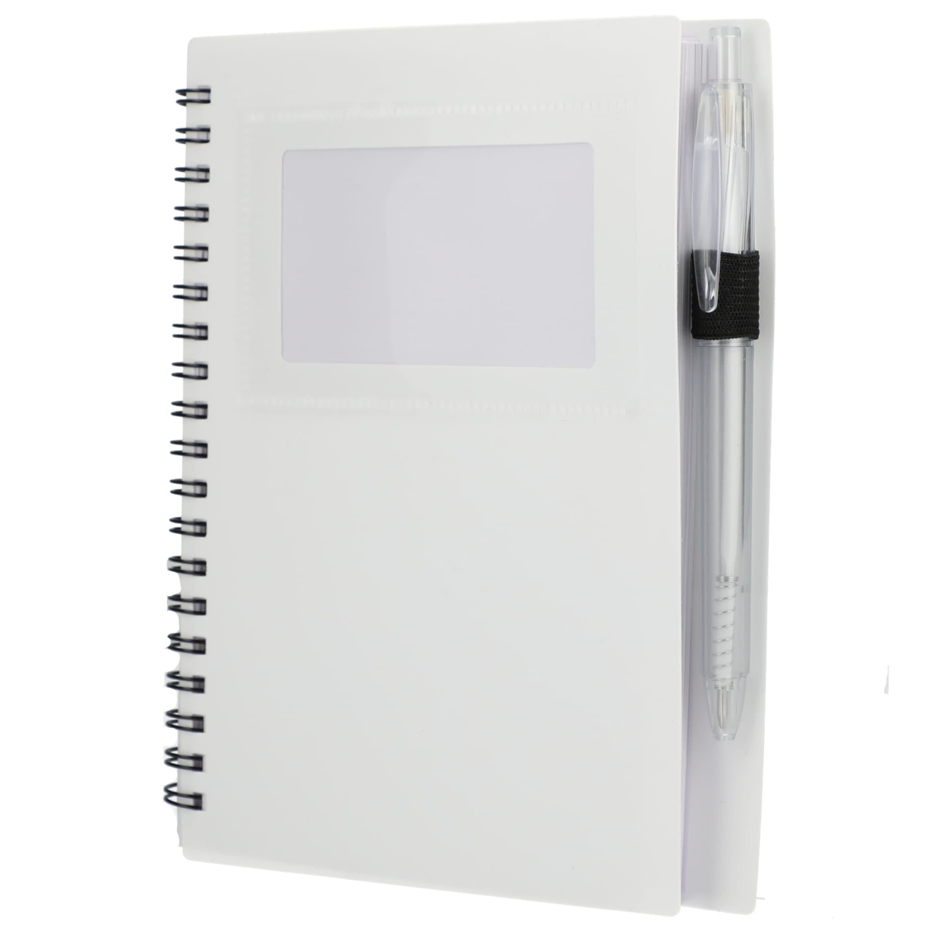 FSC® Recycled 5" x 7" Star Spiral Notebook with Pe