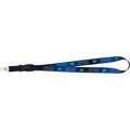 Full Color 1" Lanyard w/ Extension and D-Ring