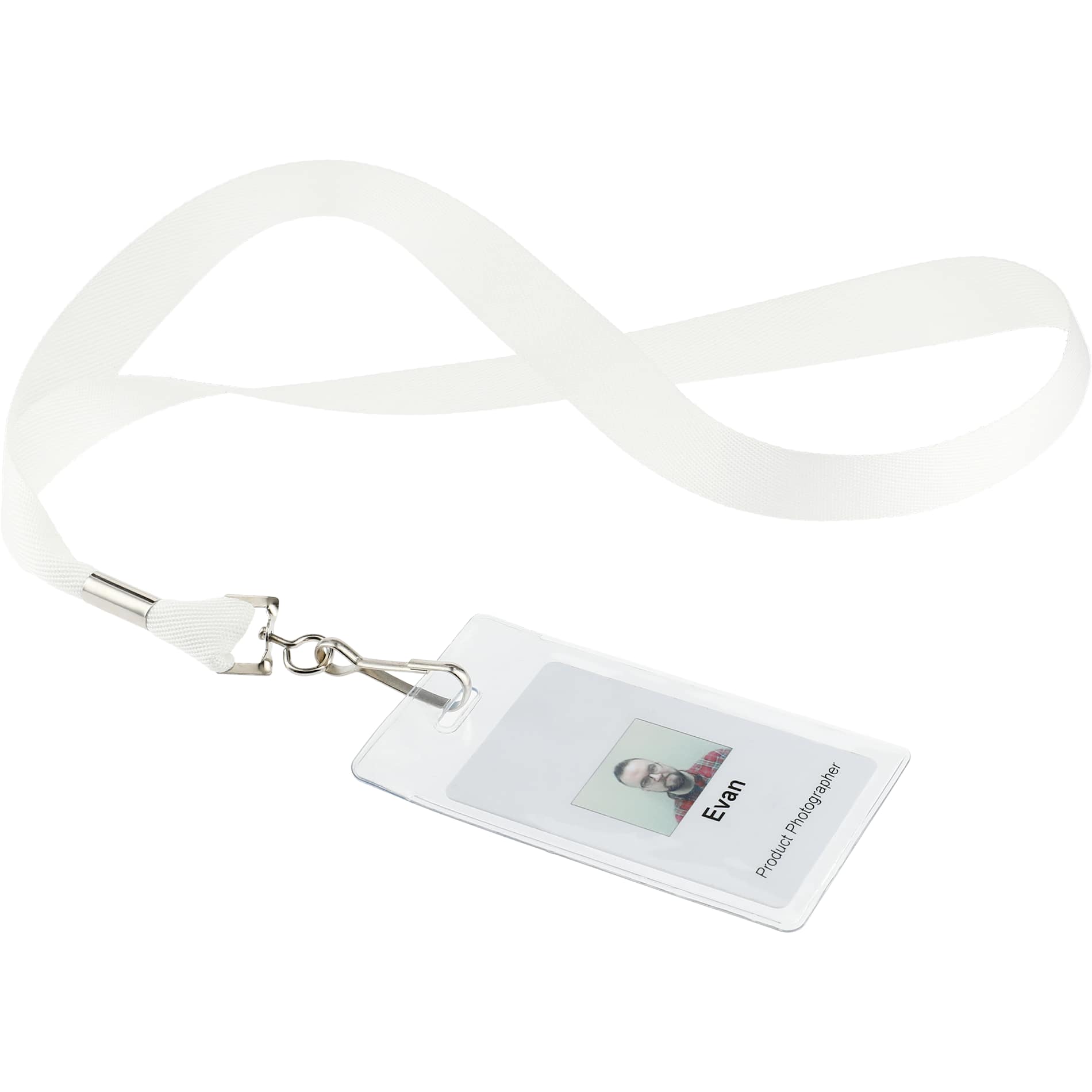 Full Color 1" Lanyard w/ Swivel Hook