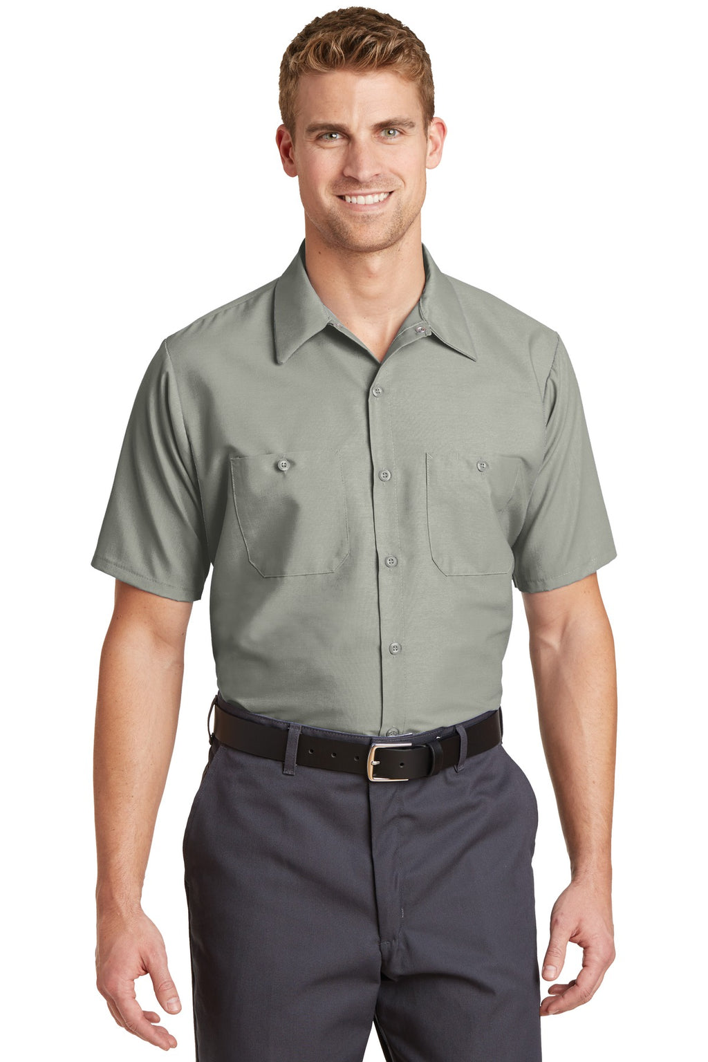 Red Kap ®  Short Sleeve Industrial Work Shirt.  SP24
